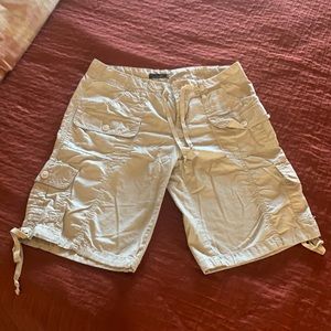 Khaki cargo shorts. size 10. Light weight.
